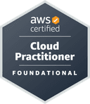 Insignia oficial de AWS Cloud Practitioner