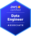Insignia oficial de AWS Data Engineer
