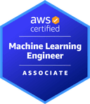 Insignia oficial de AWS Machine Learning Engineer