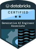 Insignia oficial de Databricks Generative AI Engineer