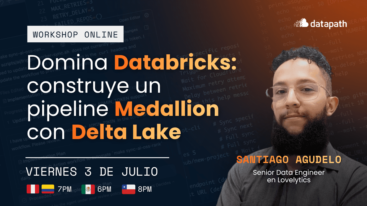 Domina Databricks: construye un pipeline Medallion con Delta Lake
