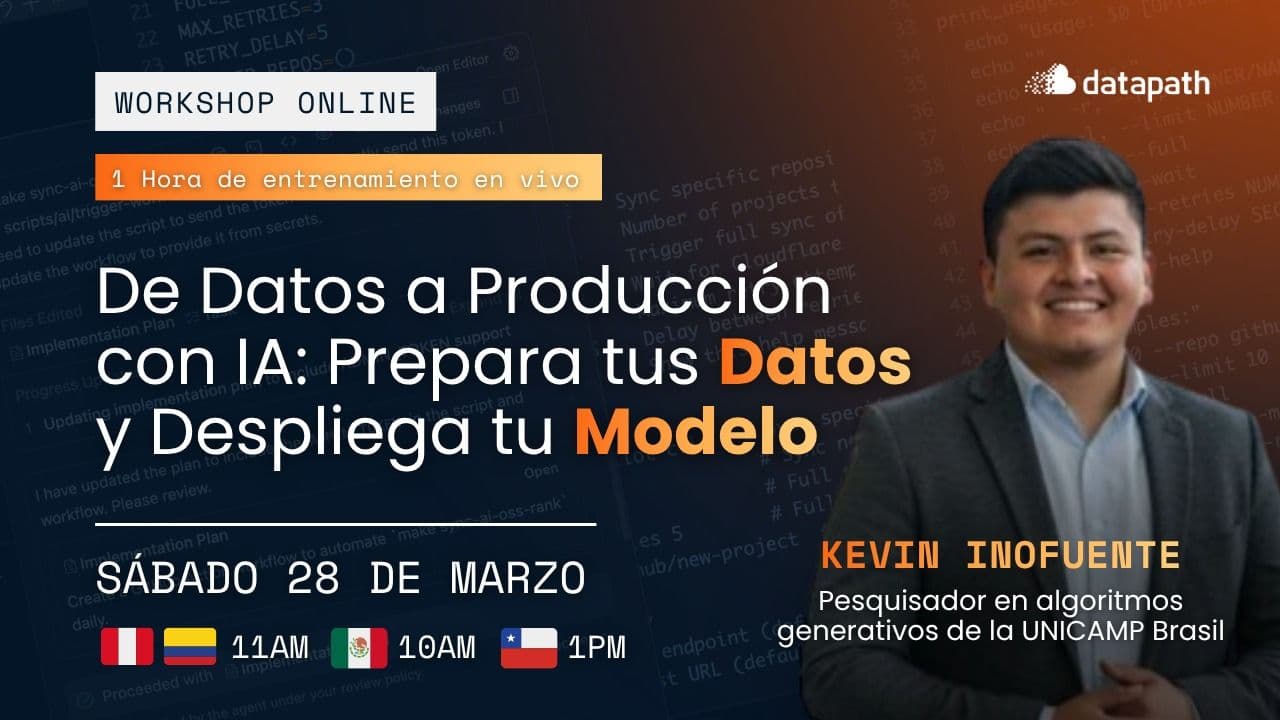 De Datos a Producción con IA: Prepara tus Datos y Despliega tu Modelo