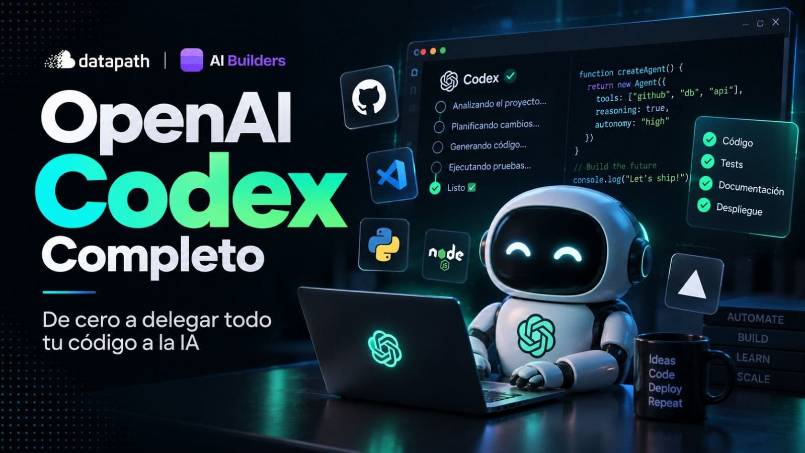 OpenAI Codex Completo: De cero a delegar todo tu código a la IA